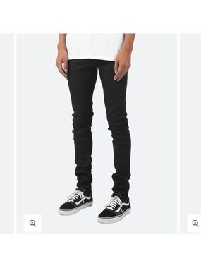 MNML Men's Skinny Black Jeans - Slim Fit X43 NWT stretch